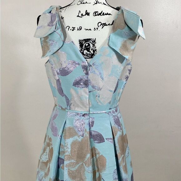 Aidan Mattox Floral Jacquard Ball Gown size 6 - Picture 9 of 15